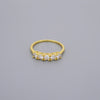 Five Stones Cz Rings
