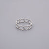 Open Hearts Eternity Ring