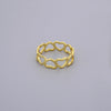 Open Hearts Eternity Ring