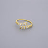 Adjustable Cz Lane Rings