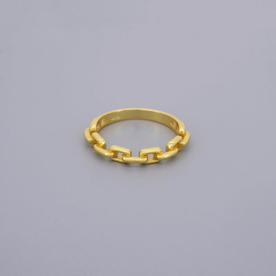 Chain Band Rings