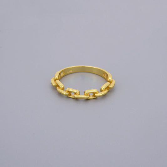 Chain Band Rings