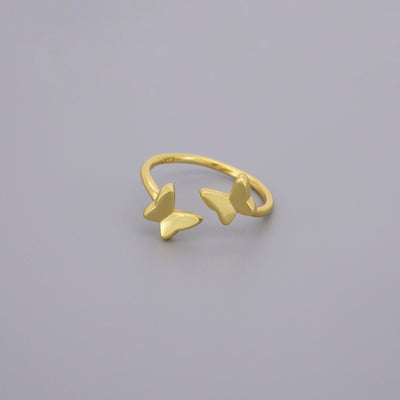 Adjustable Butterflies Rings