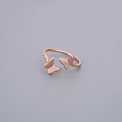 Adjustable Butterflies Rings