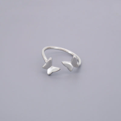 Adjustable Butterflies Rings