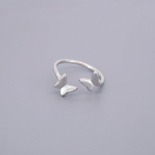 Adjustable Butterflies Rings