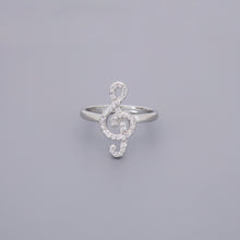 Adjustable Treble Clef Rings