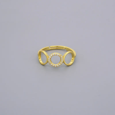 Adjustable Circles Rings