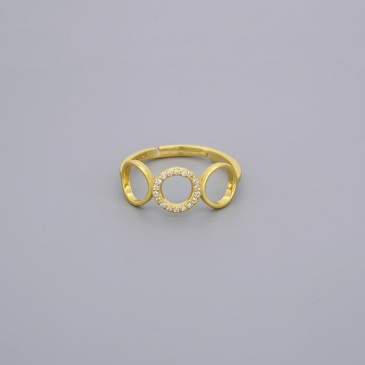 Adjustable Circles Rings