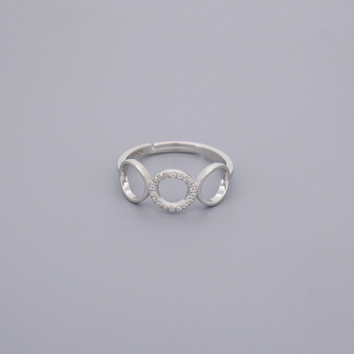 Adjustable Circles Rings