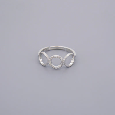 Adjustable Circles Rings