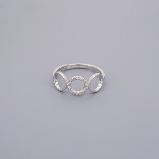 Adjustable Circles Rings