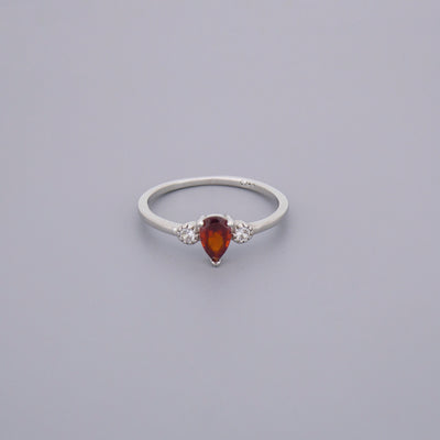 Ruby Look Drop Rings