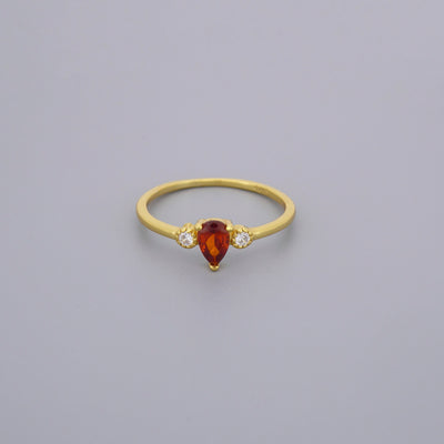 Ruby Look Drop Rings