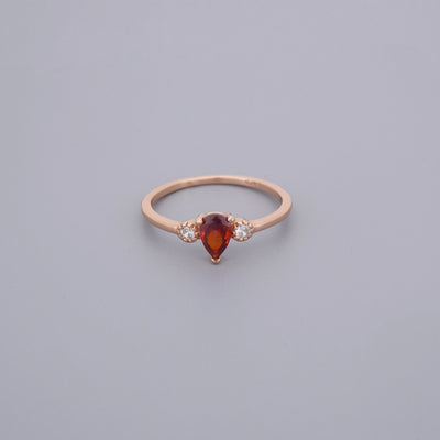 Ruby Look Drop Rings