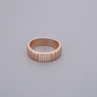 Cz Thick Band Rings