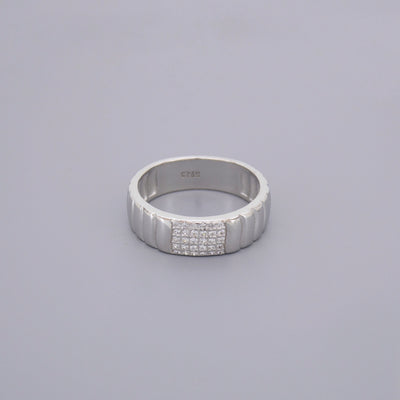 Cz Thick Band Rings
