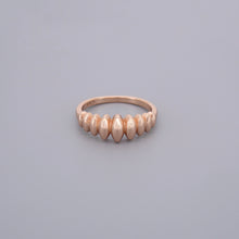 Thin Croissant Signet Rings