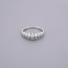 Thin Croissant Signet Rings