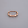 Nails Half Eternity Rings