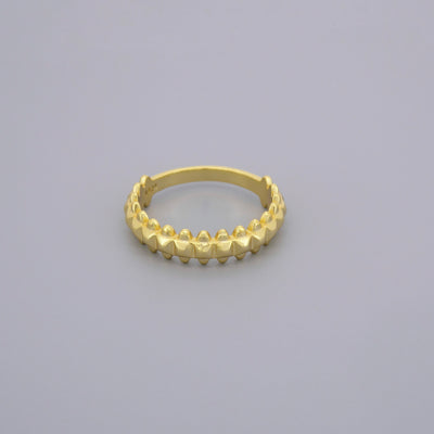 Nails Half Eternity Ring