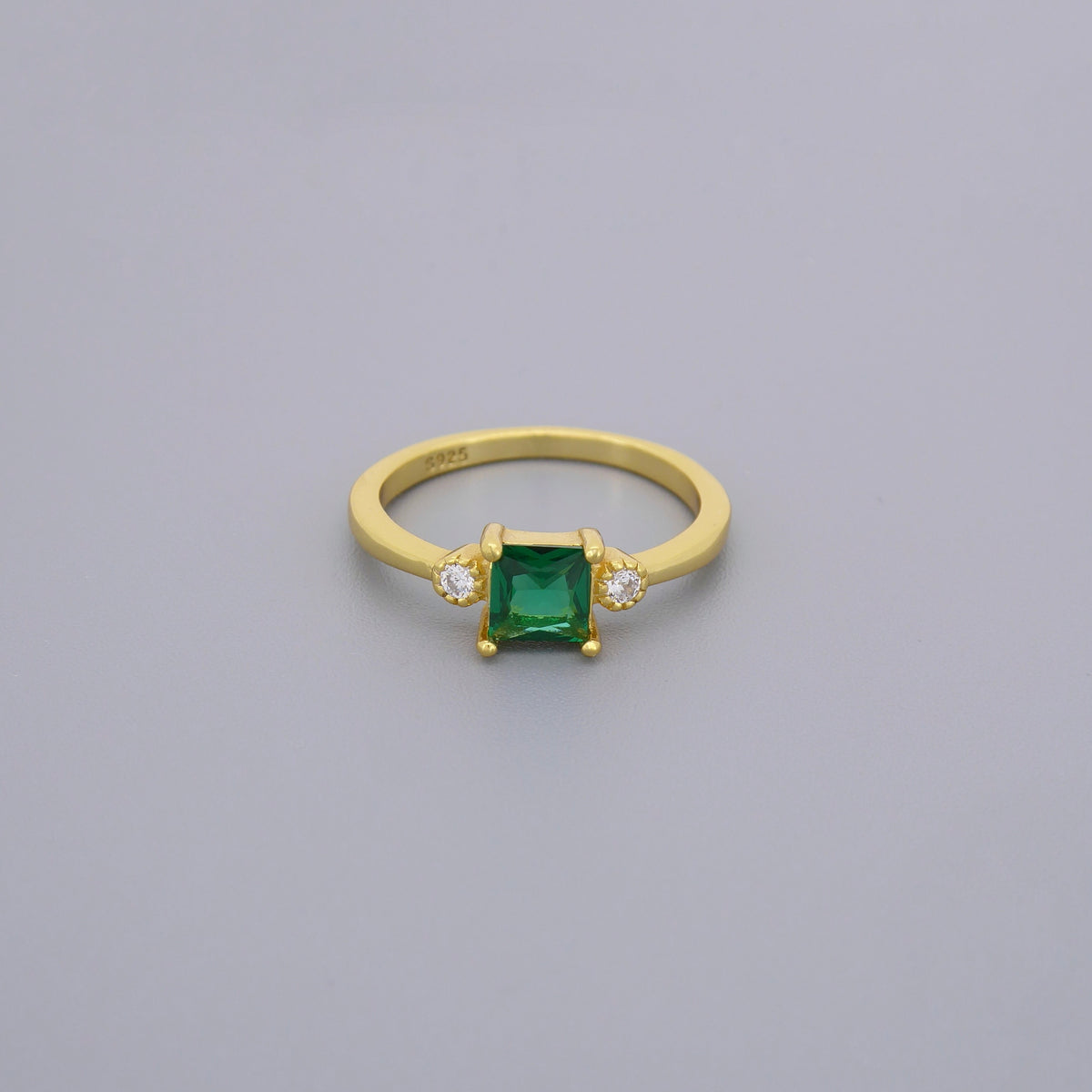 Emerald Look Princess Rings