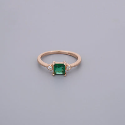 Emerald Look Princess Rings