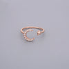 Small Moon Star Adjustable Rings