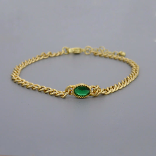 Cz Stones Chain Bracelets