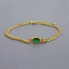 Cz Stones Chain Bracelets