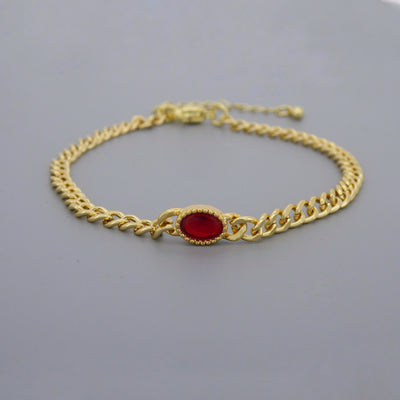 Cz Stones Chain Bracelets