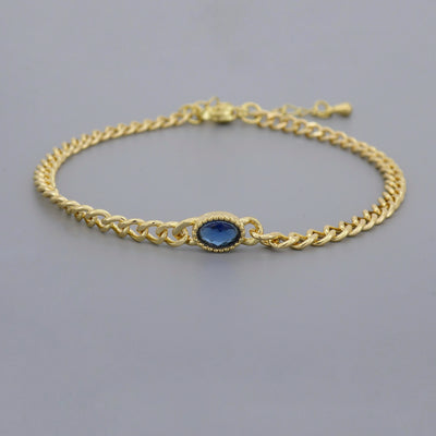Cz Stones Chain Bracelets