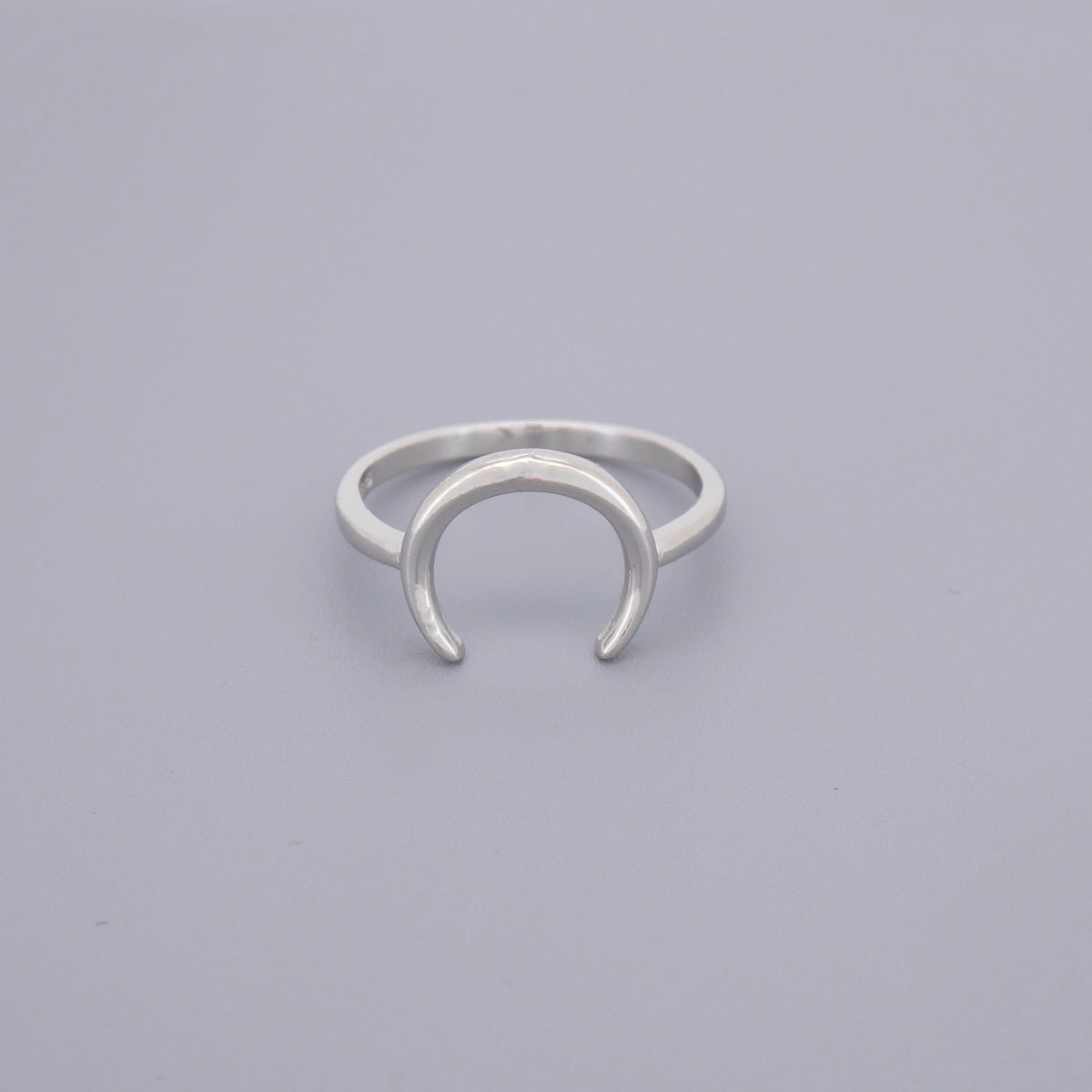 Plain Half Moon Horn Rings