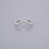 Plain Half Moon Horn Rings