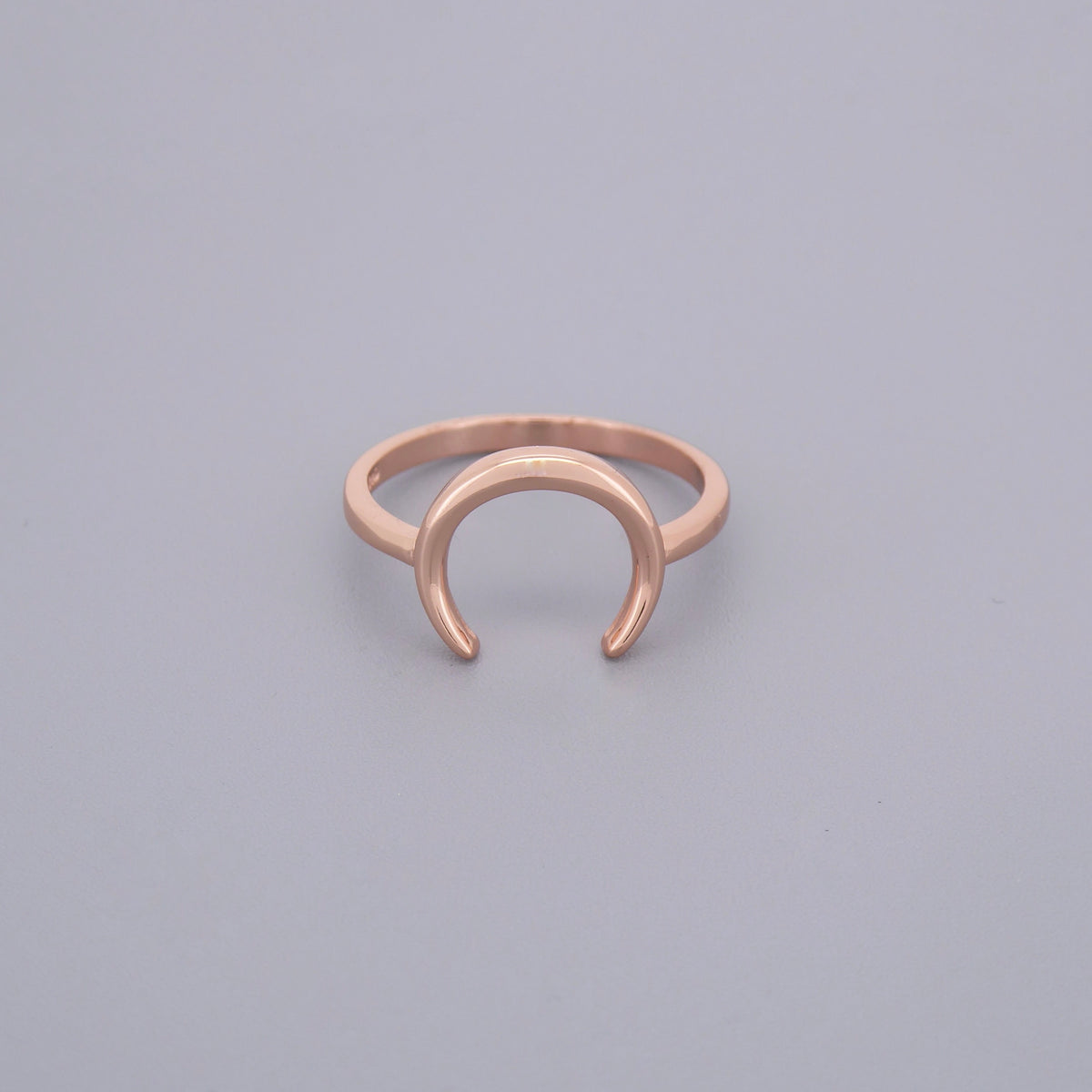Plain Half Moon Horn Rings