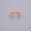 Plain Half Moon Horn Rings