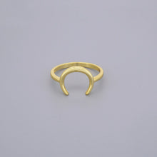 Plain Half Moon Horn Rings