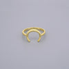 Plain Half Moon Horn Rings