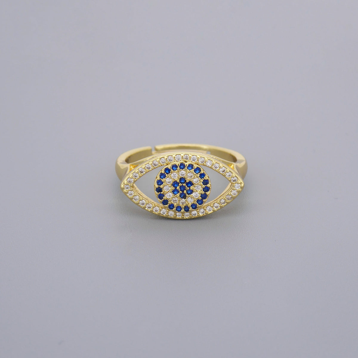 Evil Eye CZ Ring