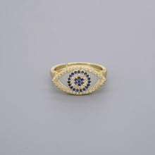 Evil Eye CZ Ring
