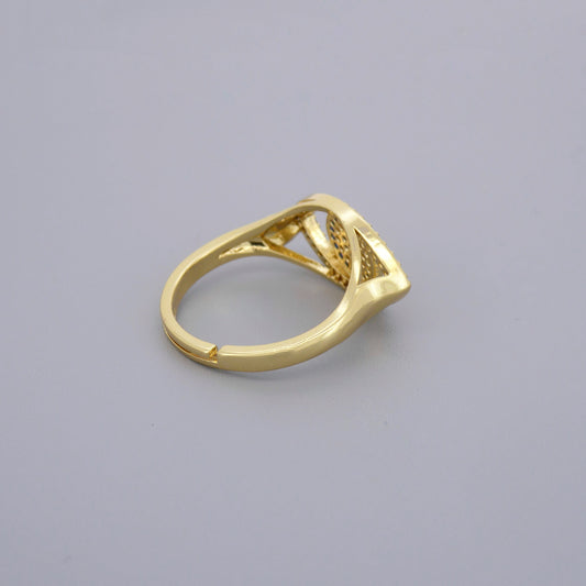Evil Eye CZ Ring