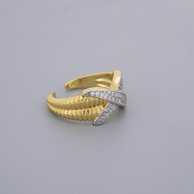 CZ Cross Ring