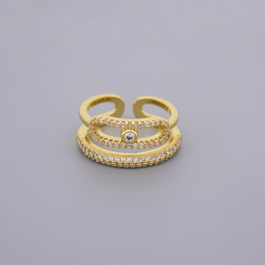 CZ Pave Ring