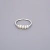 Half Eternity Pearl Rings