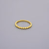 Stacking Beaded Ball Rings