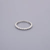 Stacking Beaded Ball Rings