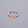 Stacking Beaded Ball Rings