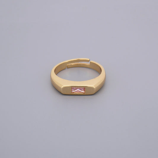 Cz Signet Ring