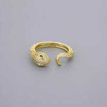 CZ Snake Ring
