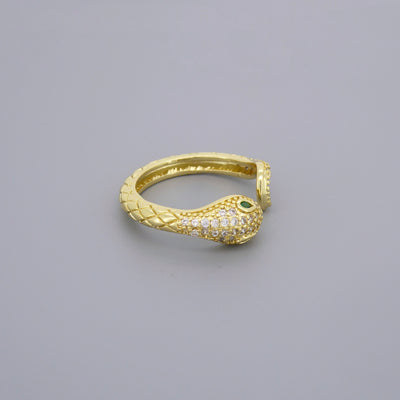 CZ Snake Ring